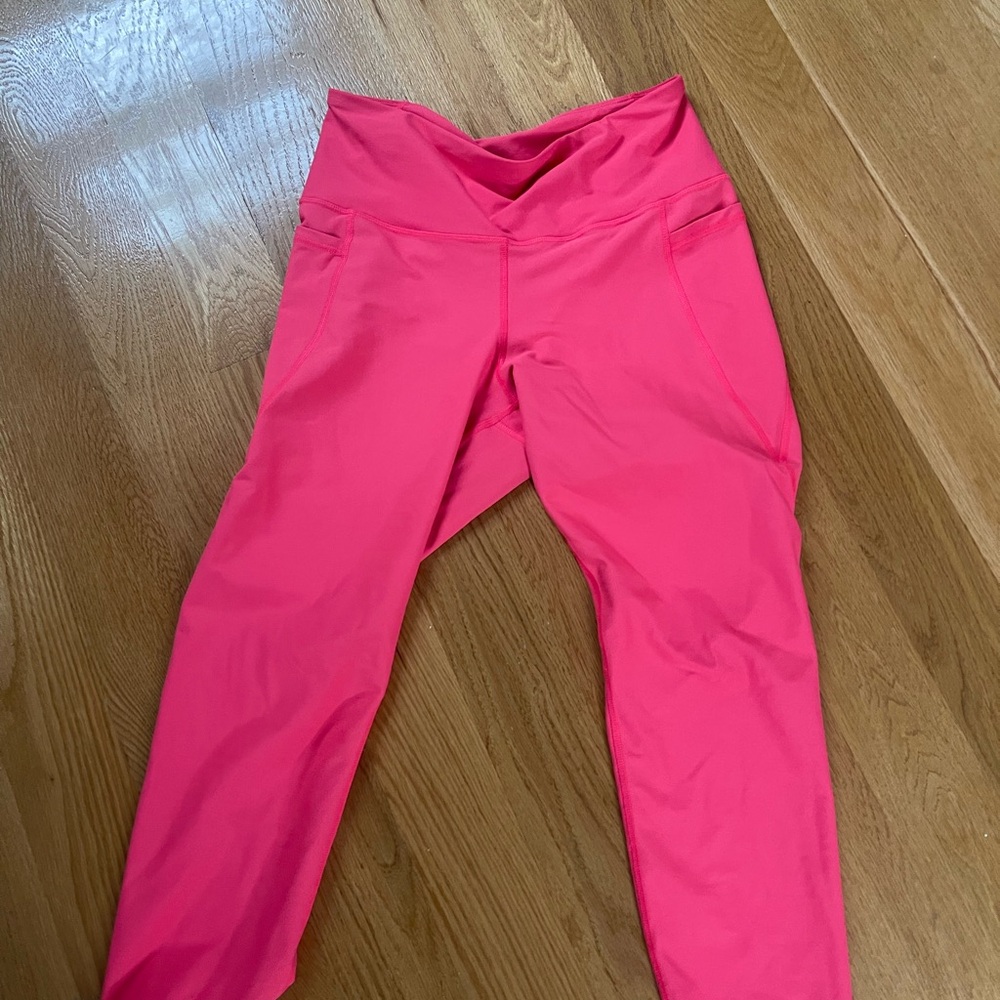 Old Navy high waisted hot pink leggings